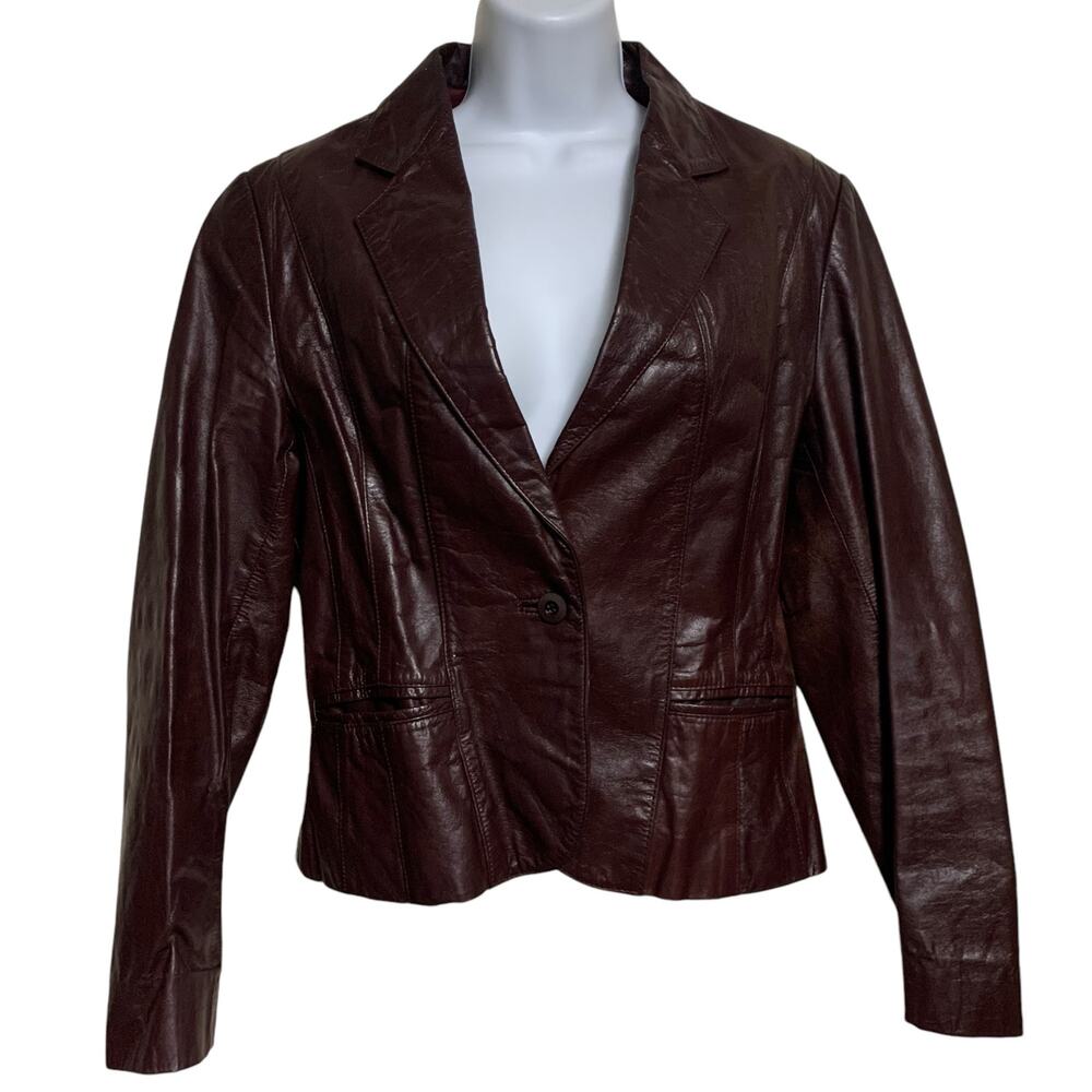 Vintage 70s Casablanca Leather Jacket Womens Size 9/10 (Small)